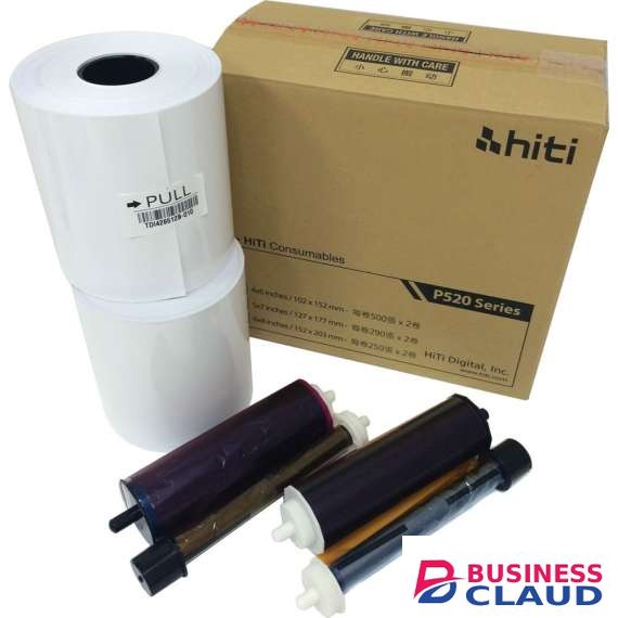 HiTi P520 4"x6" Paper & Ribbon Kit