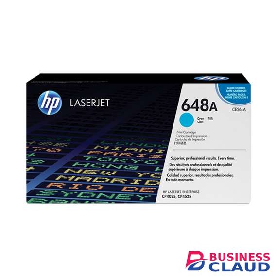 HP CE261A 648A Cyan LaserJet Toner Cartridge