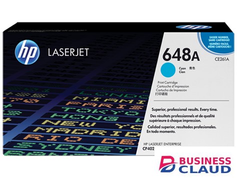 HP CE261A 648A Cyan LaserJet Toner Cartridge