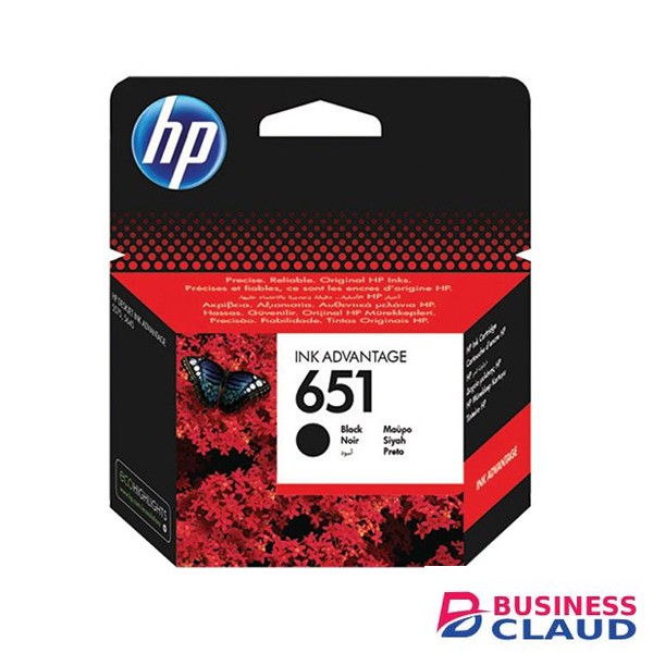 HP 651 Black Original Ink Advantage Cartridge (C2P10AE)