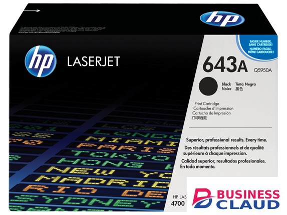 HP Q5950A 643A Black Toner Cartridge