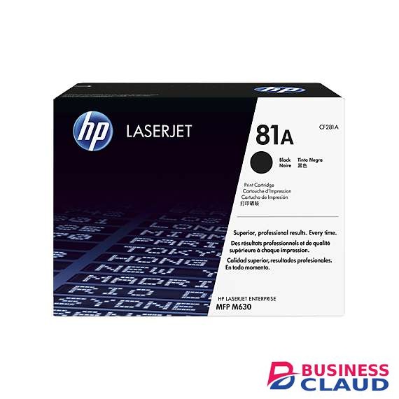 HP CF281A 81A Black LaserJet Toner Cartridge