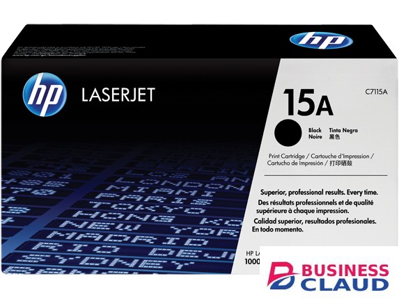 HP C7115A 15A Black LaserJet Toner Cartridge