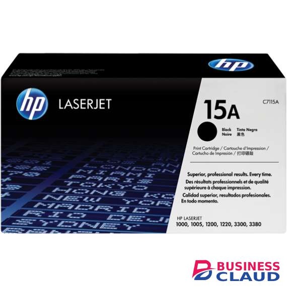 HP C7115A 15A Black LaserJet Toner Cartridge