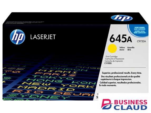 HP C9732A 645A Yellow LaserJet Toner Cartridge