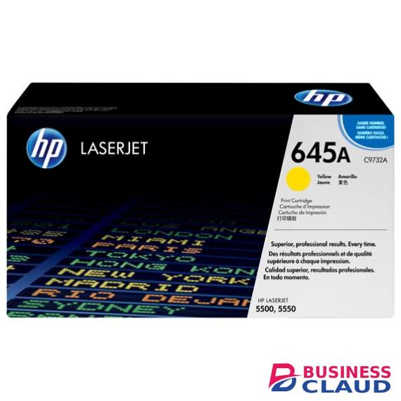 HP C9732A 645A Yellow LaserJet Toner Cartridge