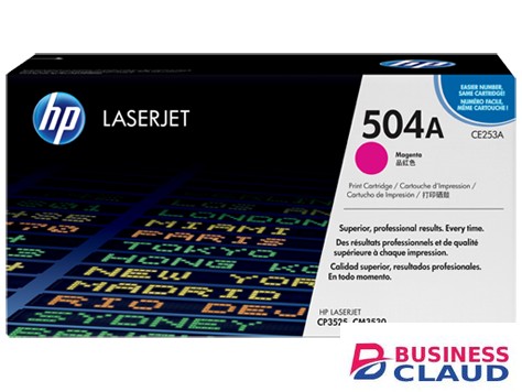 HP CE253A 504A Magenta LaserJet Toner Cartridge