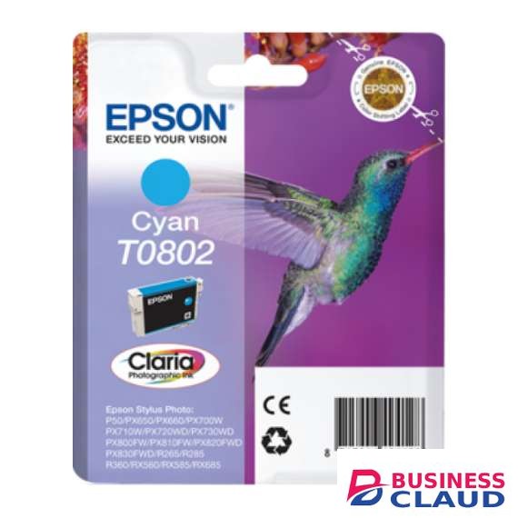 Epson T0802 Cyan Ink Cartridge