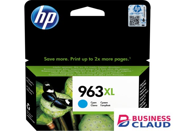 HP 963XL High Yield Cyan Original Ink Cartridge
