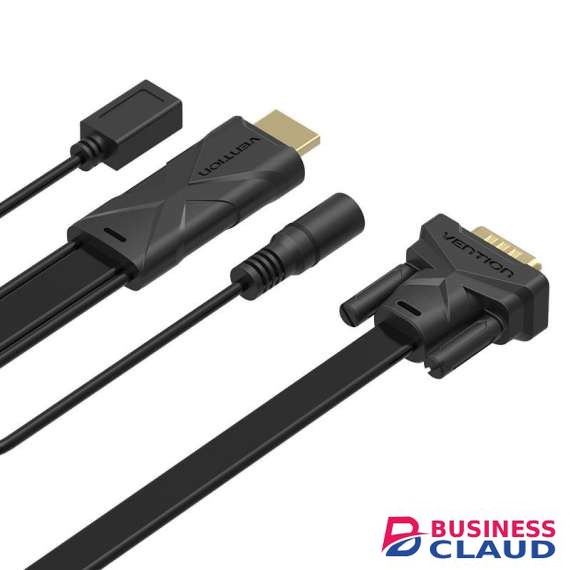 Vention HDMI to VGA Converter with Micro USB and Audio Port