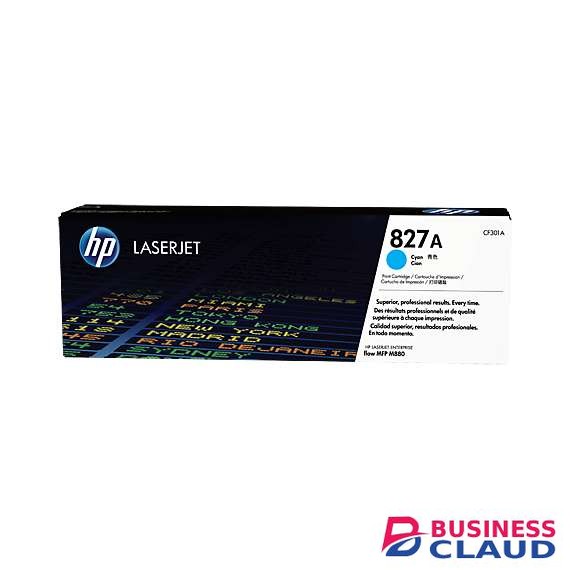 HP CF301A 827A Cyan LaserJet Toner Cartridge