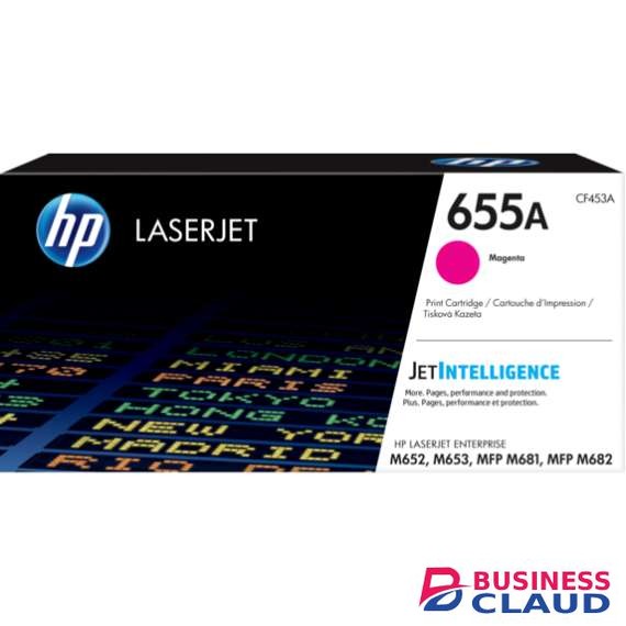 HP CF453A 655A Magenta LaserJet Toner Cartridge