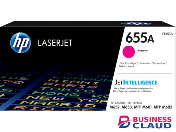 HP CF453A 655A Magenta LaserJet Toner Cartridge