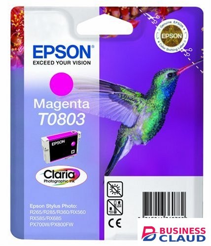 Epson Original T0803 Claria Magenta Ink Cartridge