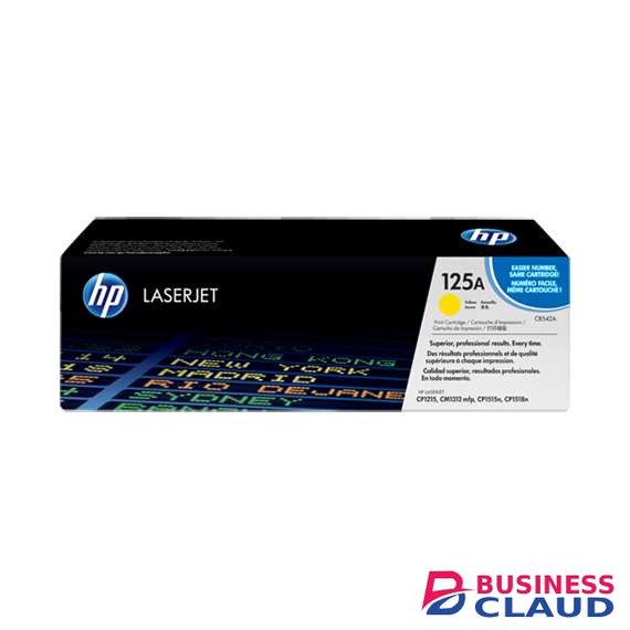 HP CB542A 125A Yellow LaserJet Toner Cartridge