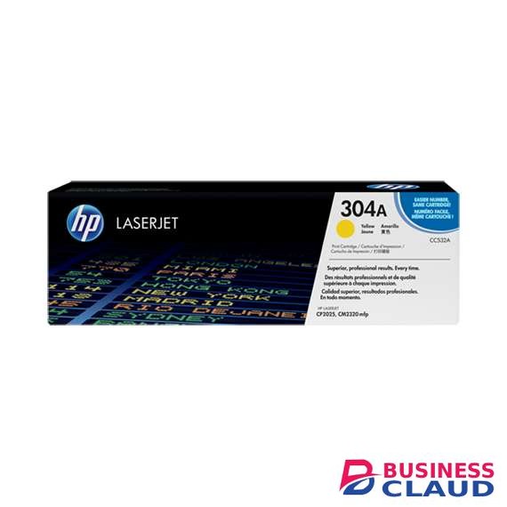 HP CC532A 304A Yellow LaserJet Toner Cartridge