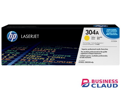 HP CC532A 304A Yellow LaserJet Toner Cartridge