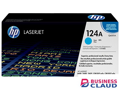 HP Q6001A 124A Cyan Toner Cartridge