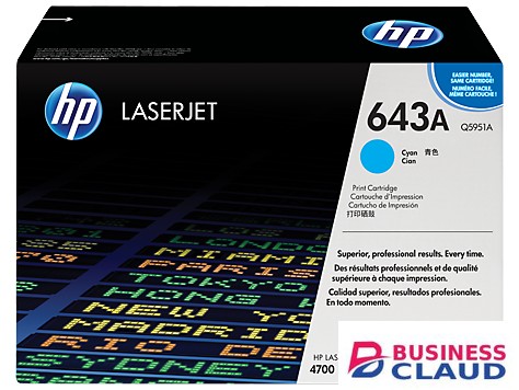 HP Q5951A 643A Cyan Toner Cartridge