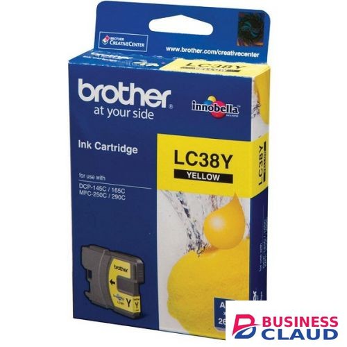 Brother LC38Y Yellow Ink Cartridge