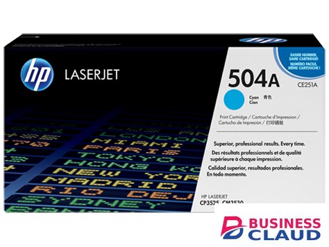 HP CE251A 504A Cyan LaserJet Toner Cartridge