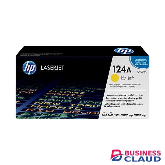 HP Q6002A 124A Yellow Toner Cartridge