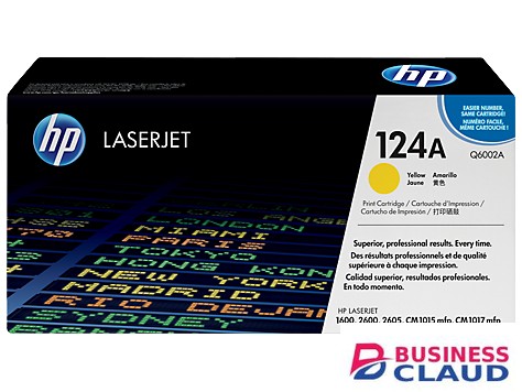 HP Q6002A 124A Yellow Toner Cartridge