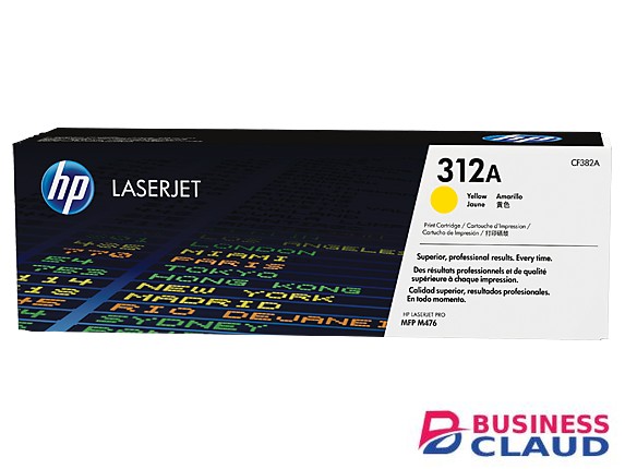 HP CF382A 312A Yellow LaserJet Toner Cartridge