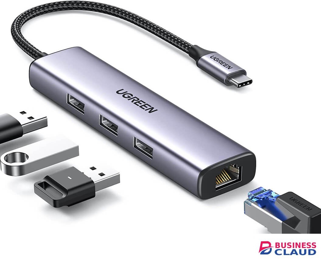 UGREEN USB C to USB 3.0 Hub and Gigabit Ethernet