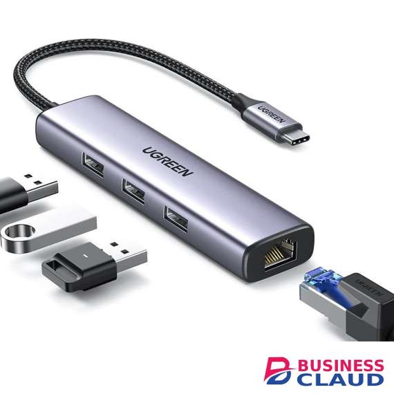 UGREEN USB C to USB 3.0 Hub and Gigabit Ethernet