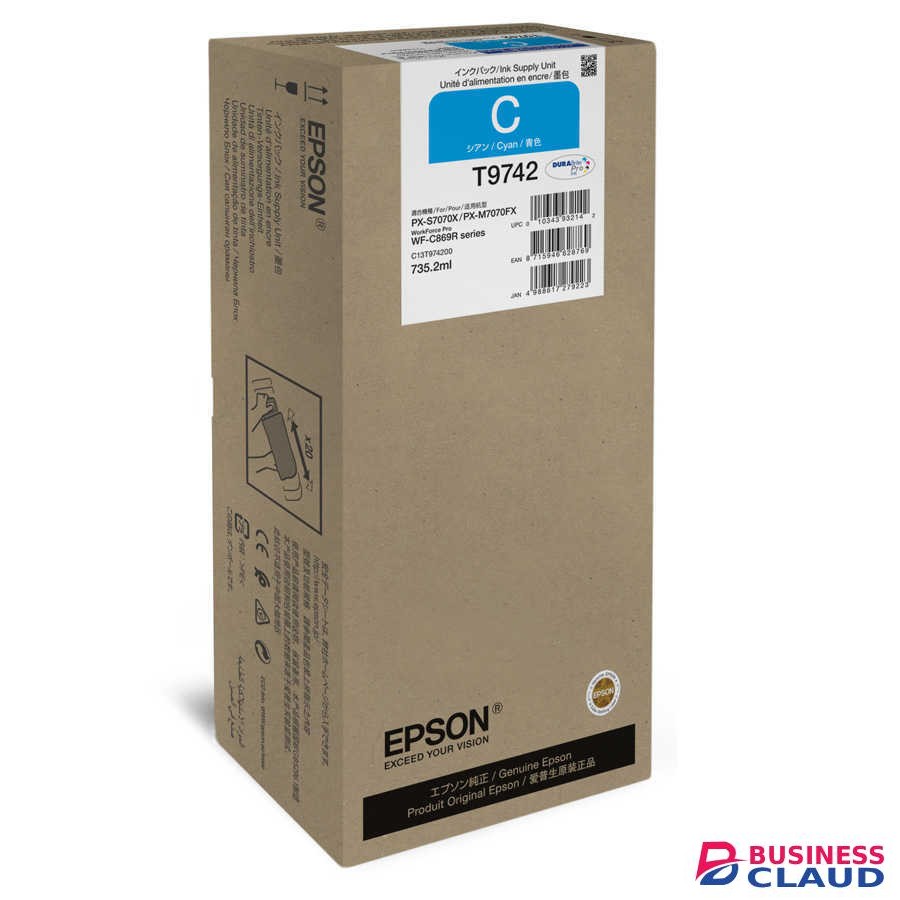 Epson T9742XXL Cyan Ink Cartridge