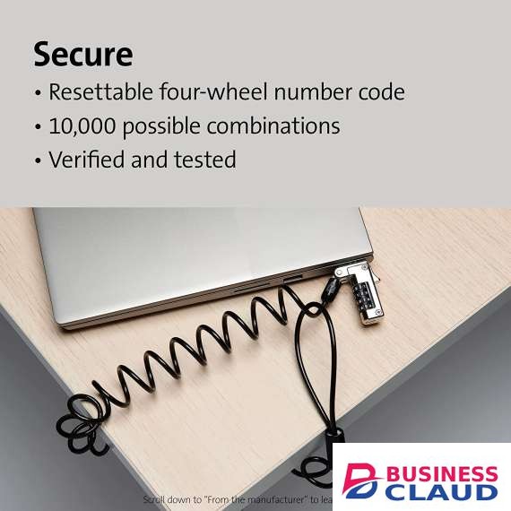 Kensington K60625WW Slim Portable Combination Standard Lock