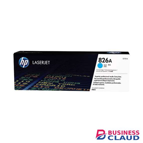 HP 826A Cyan (CF311A) Original LaserJet Toner Cartridge