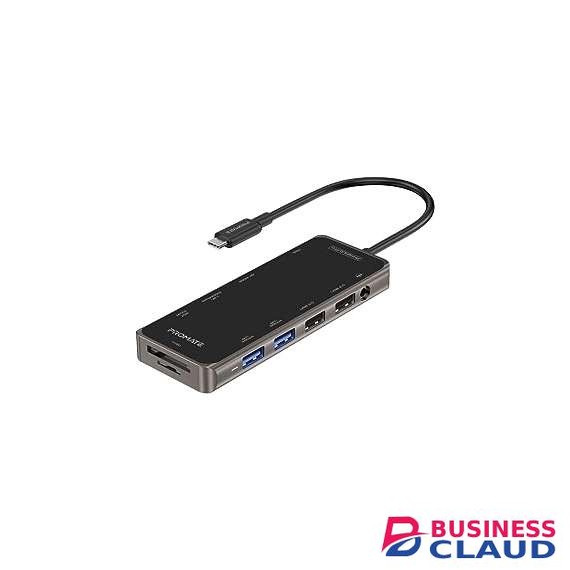 Promate USB-C Hub 11-in-1 Type-C Multi-Port Adapter