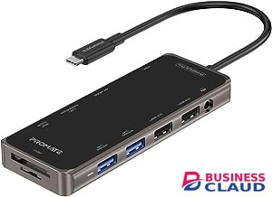 Promate USB-C Hub 11-in-1 Type-C Multi-Port Adapter