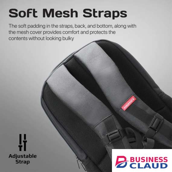 Promate 15.6inch Polyester Backpack