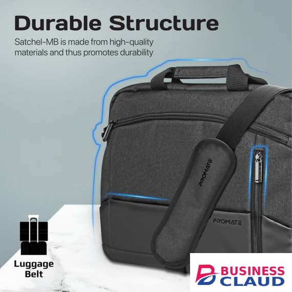 Promate Lightweight 15.6inch Messenger Bag