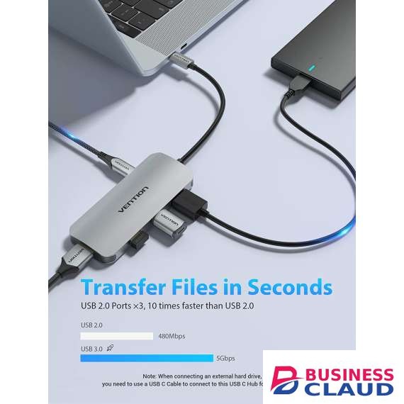 Vention USB C 7 in 1 Multifunction Docking Station