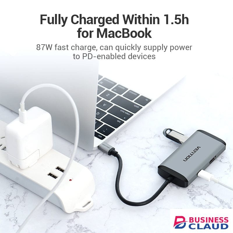 Vention USB C 6 in 1 Multifunction Docking Station