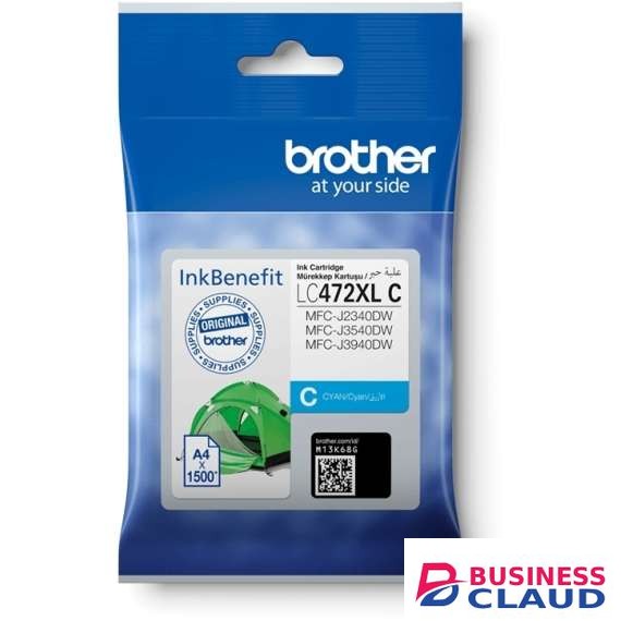Brother LC472XLC Cyan High Cap Ink Cartridge