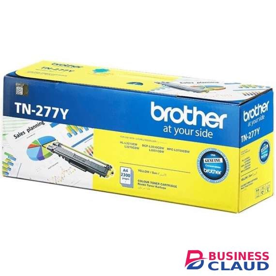 Brother TN-277Y Yellow Original Toner Cartridge