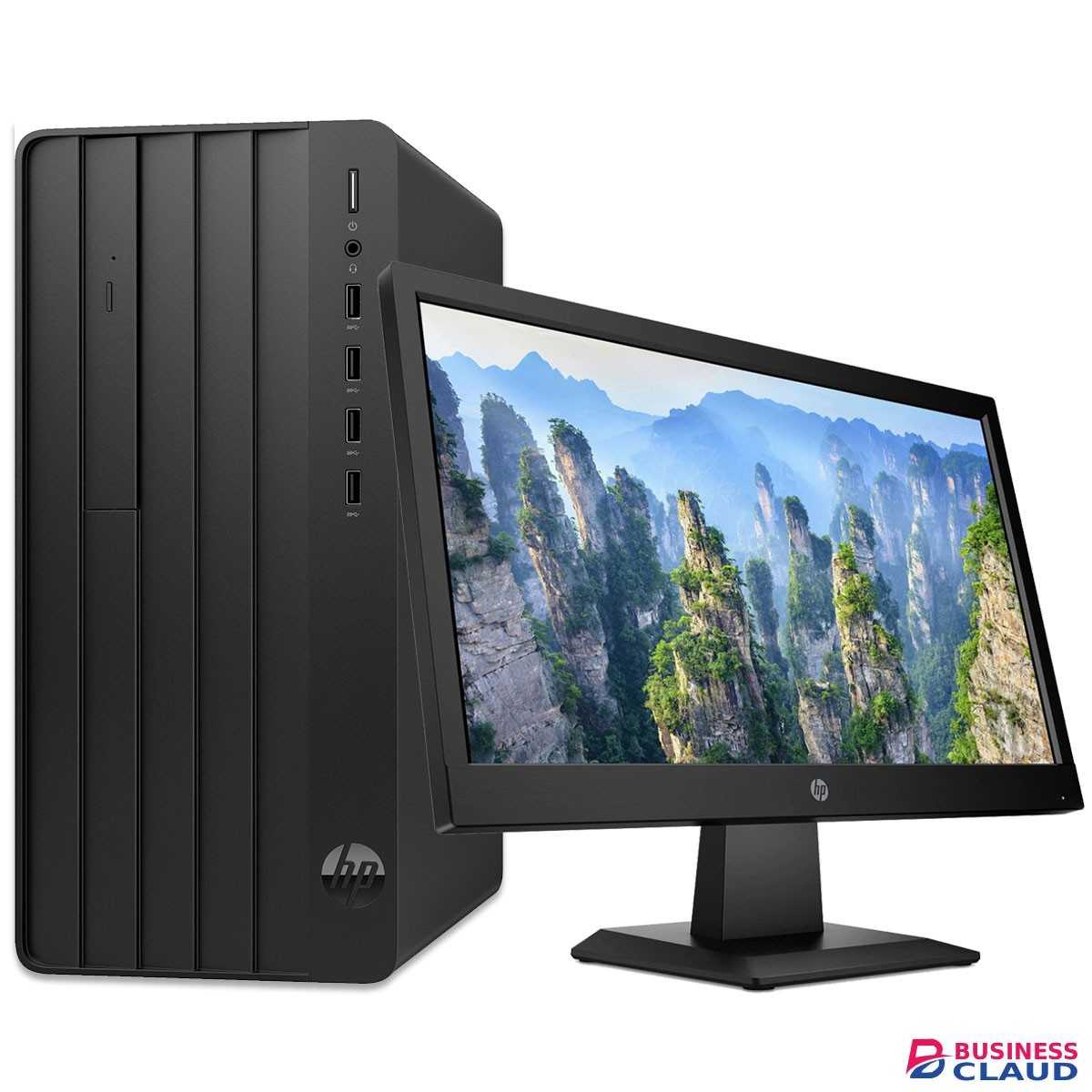 HP 290 G9 Core i5 8GB 512ssd with 19.5 Monitor Dos Desktop Computer