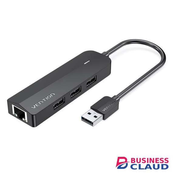 Vention 3 Port USB 2.0 Hub with Ethernet