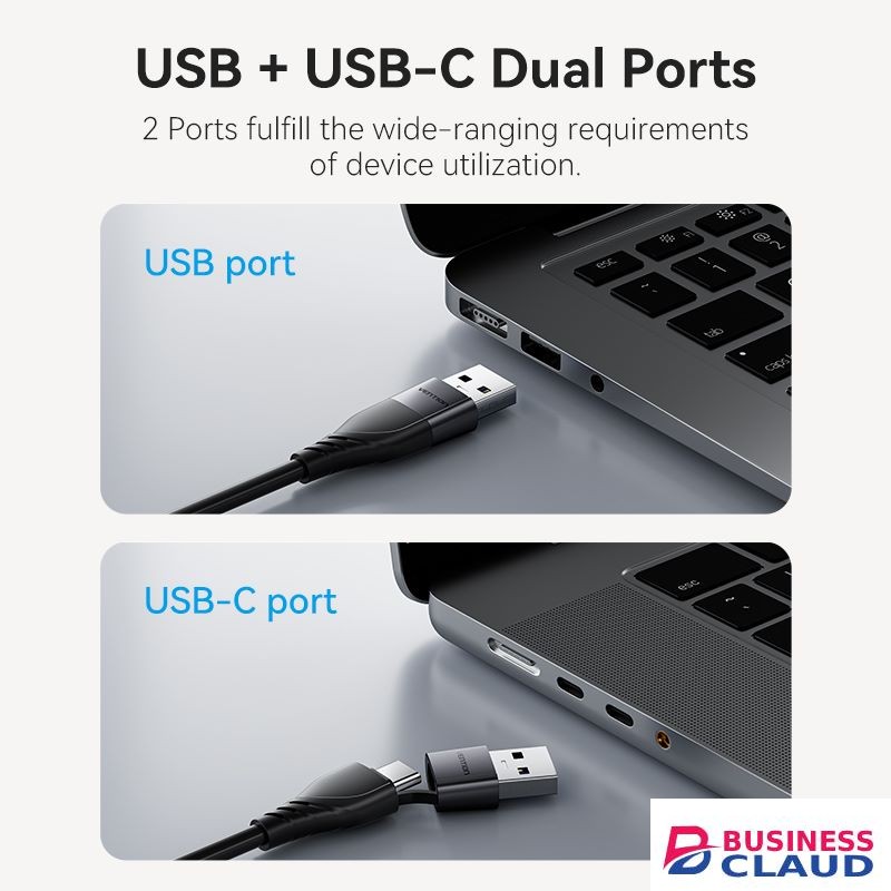 Vention USB C USB A to HDMI Adapter