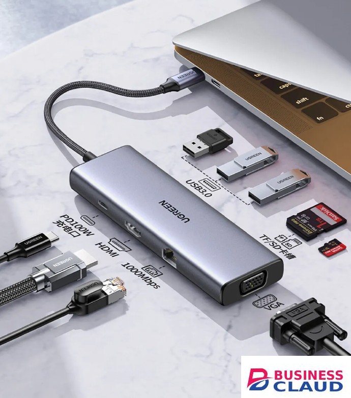 UGREEN UG-15600 USB-C 9 in 1 Multifuntion Docking Station