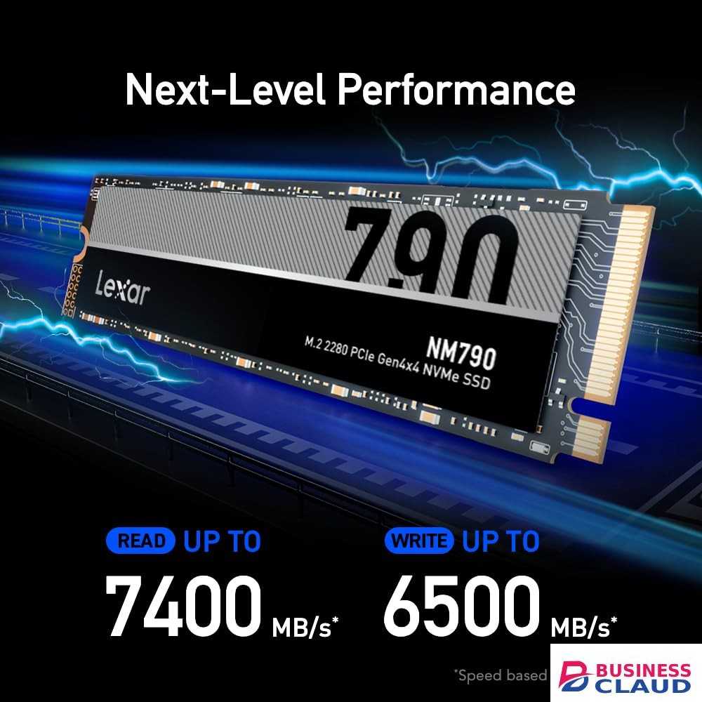 Lexar LNM790 M.2 2280 PCIe Gen 4×4 NVMe 1TB Internal SSD