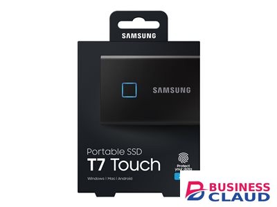 Samsung 2TB T7 Touch Portable External SSD with Fingerprint Security