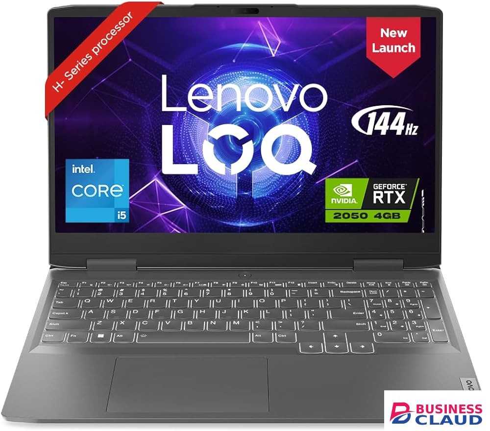Lenovo LOQ 3 Series Core i5-12450H NVIDIA GeForce RTX 2050 4GB GDDR6 8GB 512GB SSD W11H Laptop