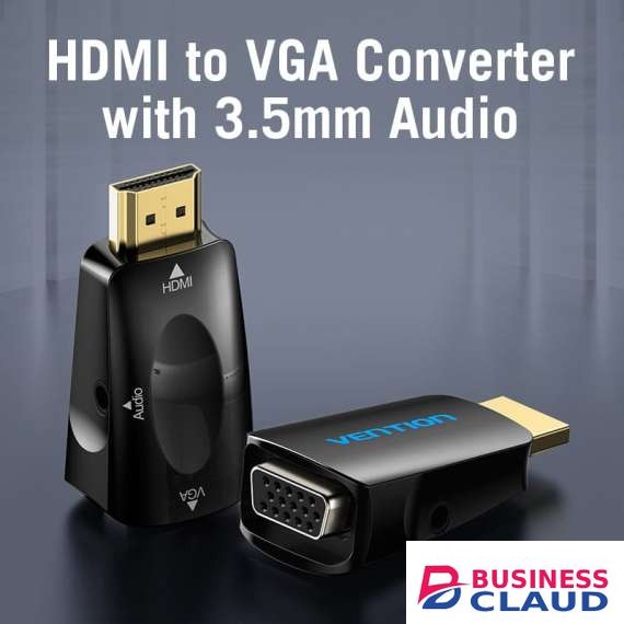 Vention HDMI to VGA Converter with 3.5mm Audio Adapter
