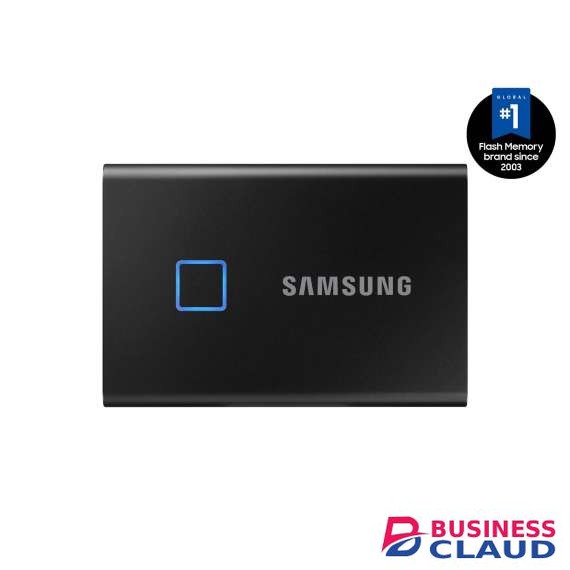 Samsung 1TB T7 Touch Portable External SSD with Fingerprint Security